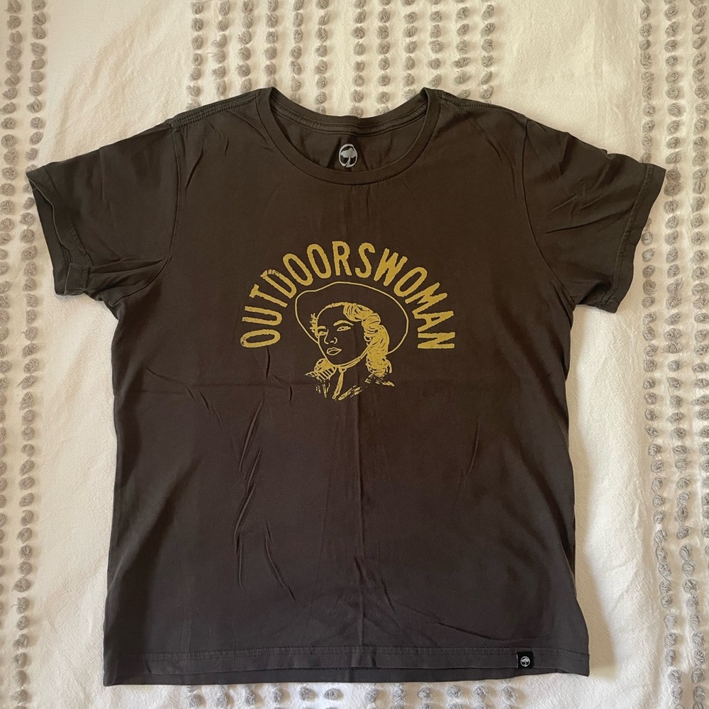 Arbor Organic Cotton T-Shirt in Dark Brown